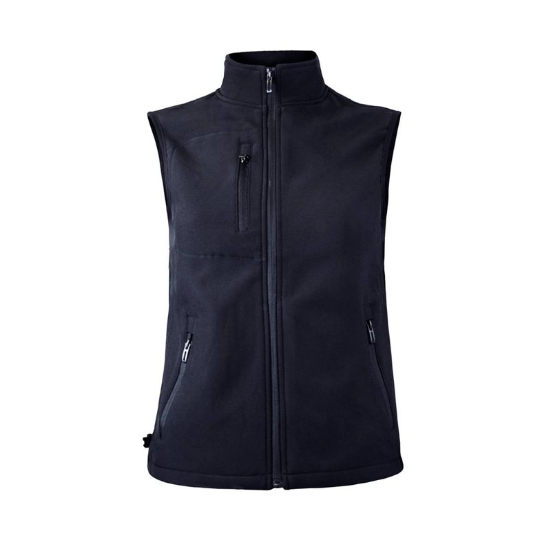 ANDESLAND OUTDOOR APPAREL - Chaleco Softshell Chilote azul Oscuro Mujer