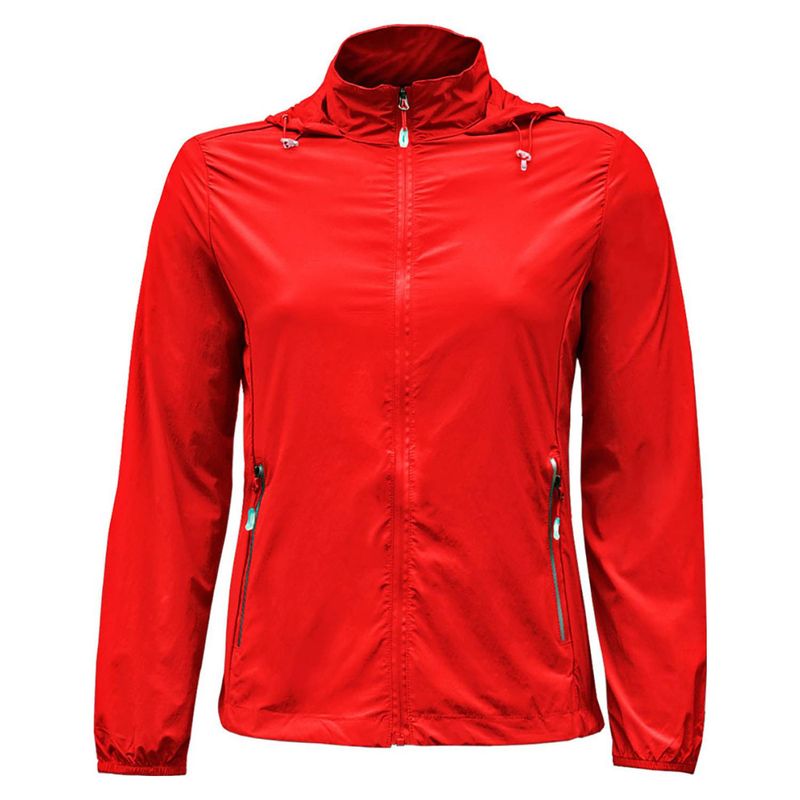 ANDESLAND OUTDOOR APPAREL - Cortaviento Stretch Quick-Drying Rojo Mujer