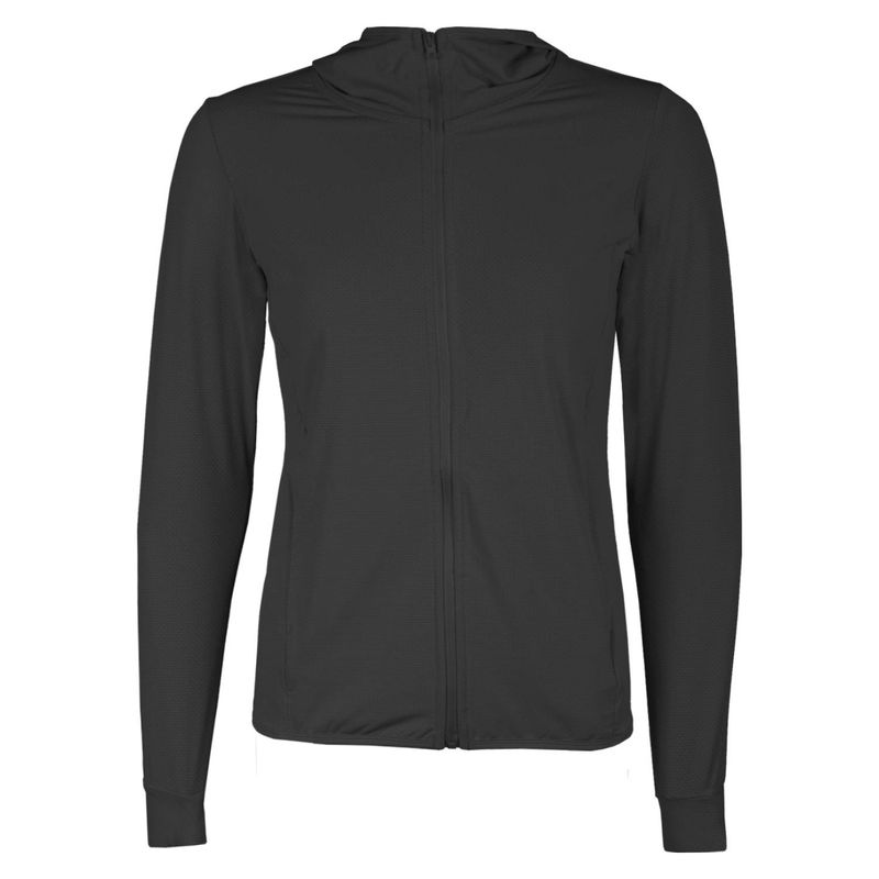 ANDESLAND OUTDOOR APPAREL - Cortaviento Stretch Microperforado Negro Mujer