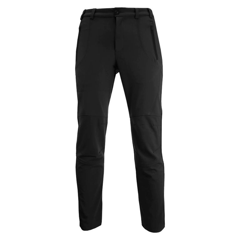 Pantalon Softshell Termico Chilote Negro Hombre Negro XS