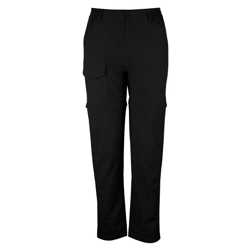 ANDESLAND OUTDOOR APPAREL - Pantalón Trekking Desmontable Ripstop UPF50 Fénec Negro Mujer