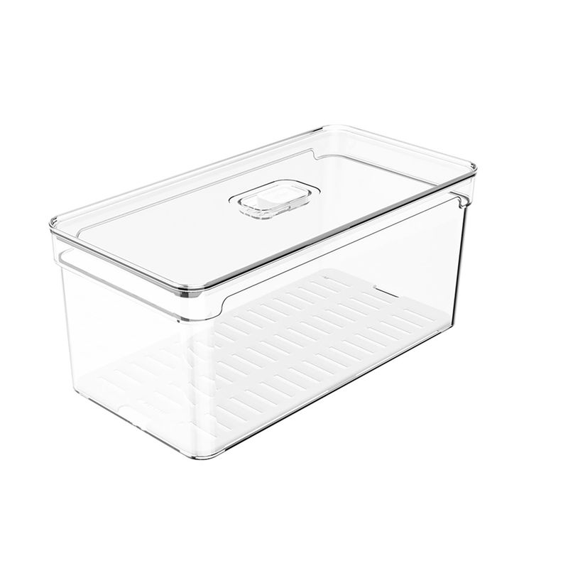 OU - Organizador de Refrigerador Clear Fresh 5 Lt 30 x 15 x13 Cm - Turquesa