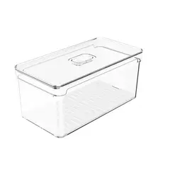 OU - Organizador de Refrigerador Clear Fresh 5 Lt 30 x 15 x13 Cm - Turquesa