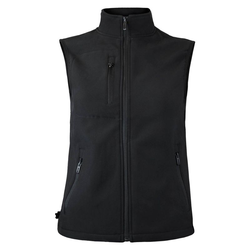 ANDESLAND OUTDOOR APPAREL - Chaleco Softshell Chilote Negro Mujer