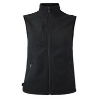 Chaleco Softshell Chilote Negro Mujer