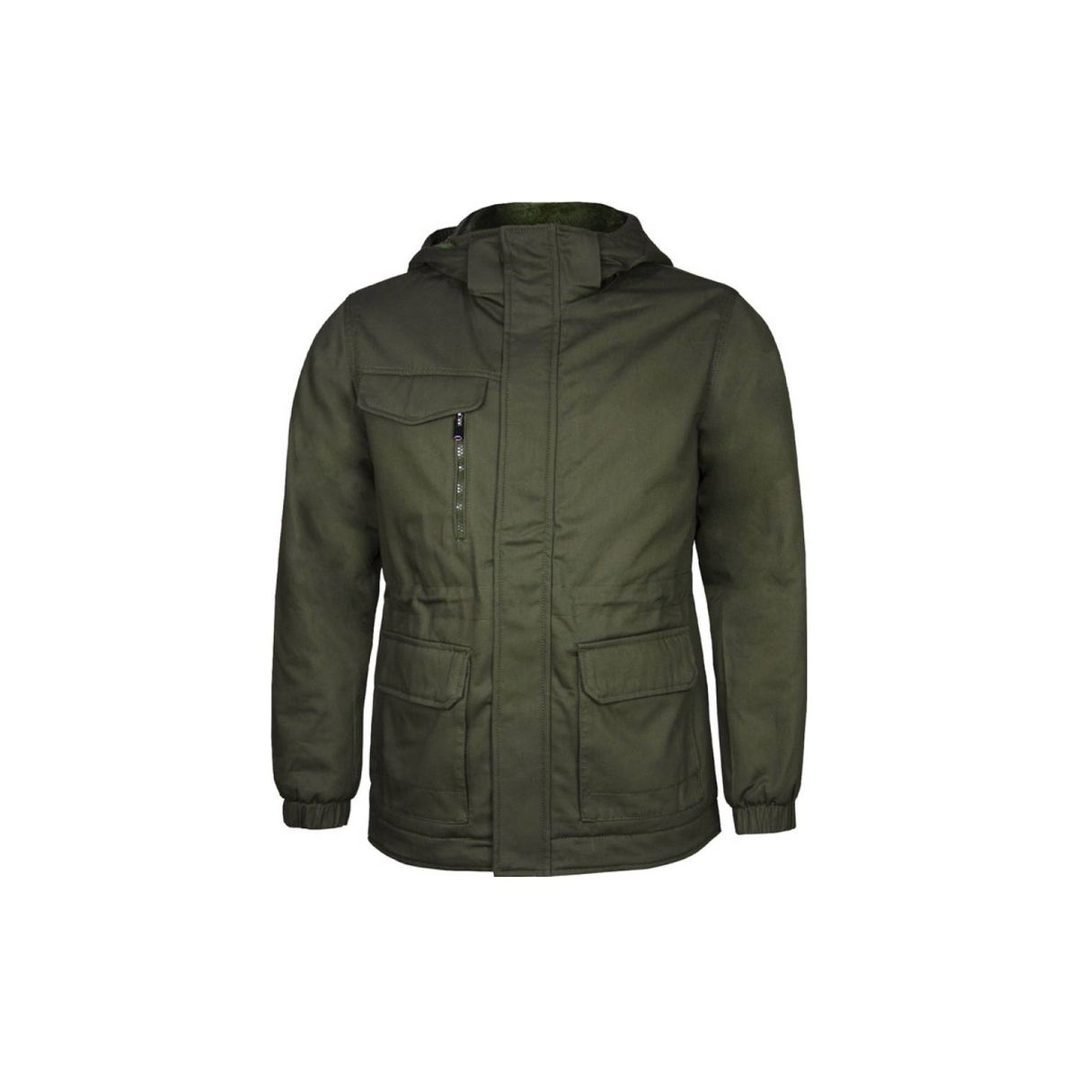 ANDESLAND OUTDOOR APPAREL - Parka Forro Peluche Gorro Desmontable Velox Verde Unisex