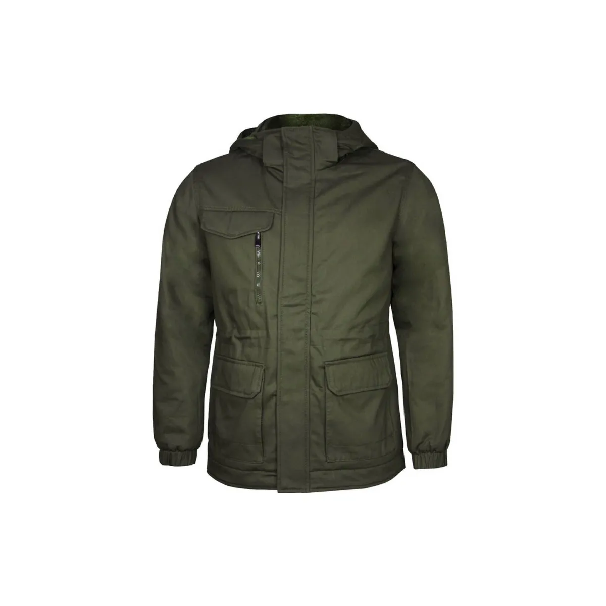 ANDESLAND OUTDOOR APPAREL - Parka Forro Peluche Gorro Desmontable Velox Verde Unisex