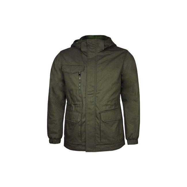 ANDESLAND OUTDOOR APPAREL - Parka Forro Peluche Gorro Desmontable Velox Verde Unisex