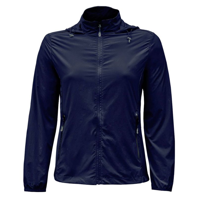 ANDESLAND OUTDOOR APPAREL - Cortaviento Stretch Quick-Drying Azul Oscuro Mujer