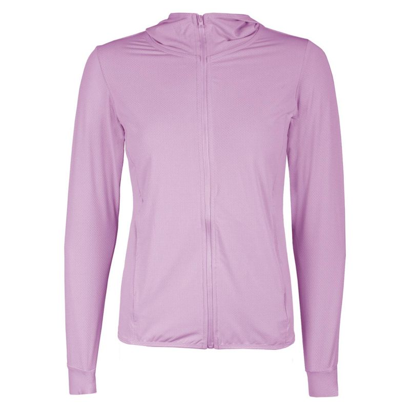 ANDESLAND OUTDOOR APPAREL - Cortaviento Stretch Microperforado Sechurano Lila Mujer