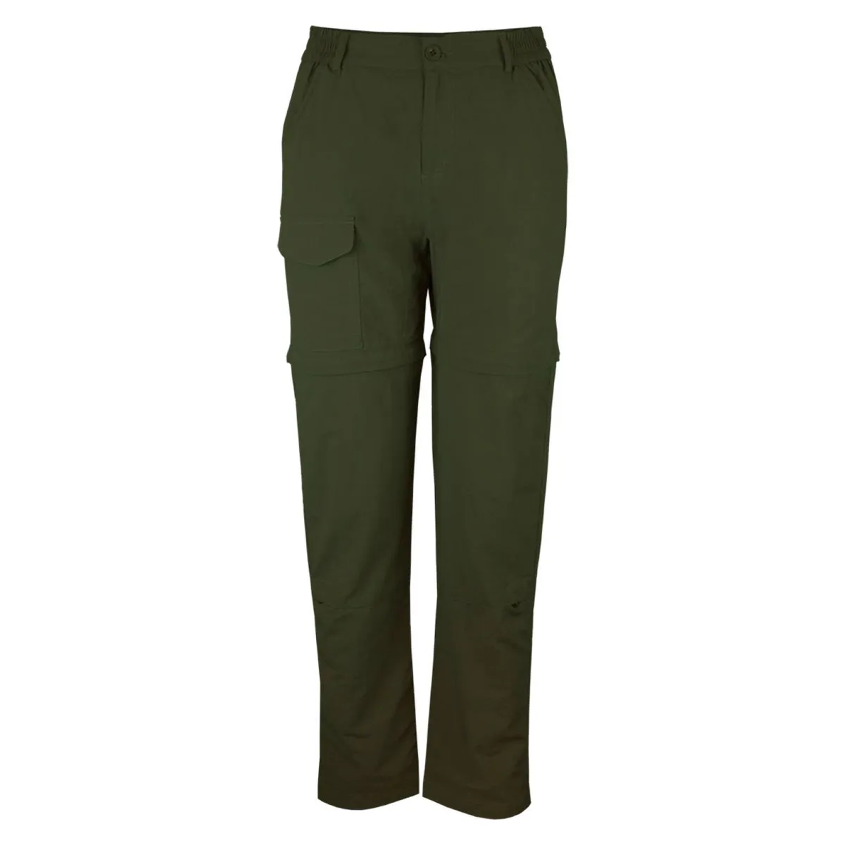 ANDESLAND OUTDOOR APPAREL - Pantalón Trekking Desmontable Ripstop UPF50 Fénec verde Mujer