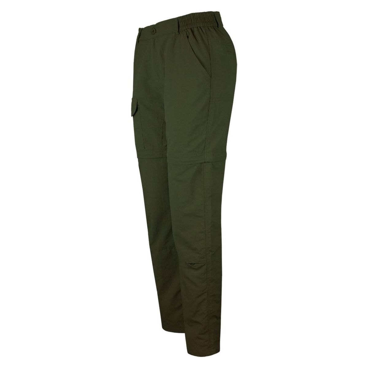 ANDESLAND OUTDOOR APPAREL - Pantalón Trekking Desmontable Ripstop UPF50 Fénec verde Mujer