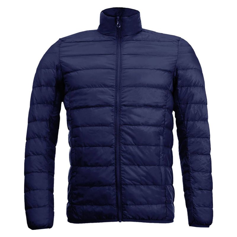ANDESLAND OUTDOOR APPAREL - Parka Pluma Ripstop Cross Azul Oscuro Hombre.-
