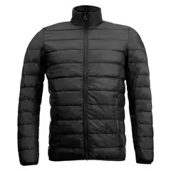 ANDESLAND OUTDOOR APPAREL - Parka Ripstop Clásica de Plumas Negro Hombre
