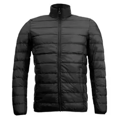 ANDESLAND OUTDOOR APPAREL - Parka Ripstop Clásica de Plumas Negro Hombre