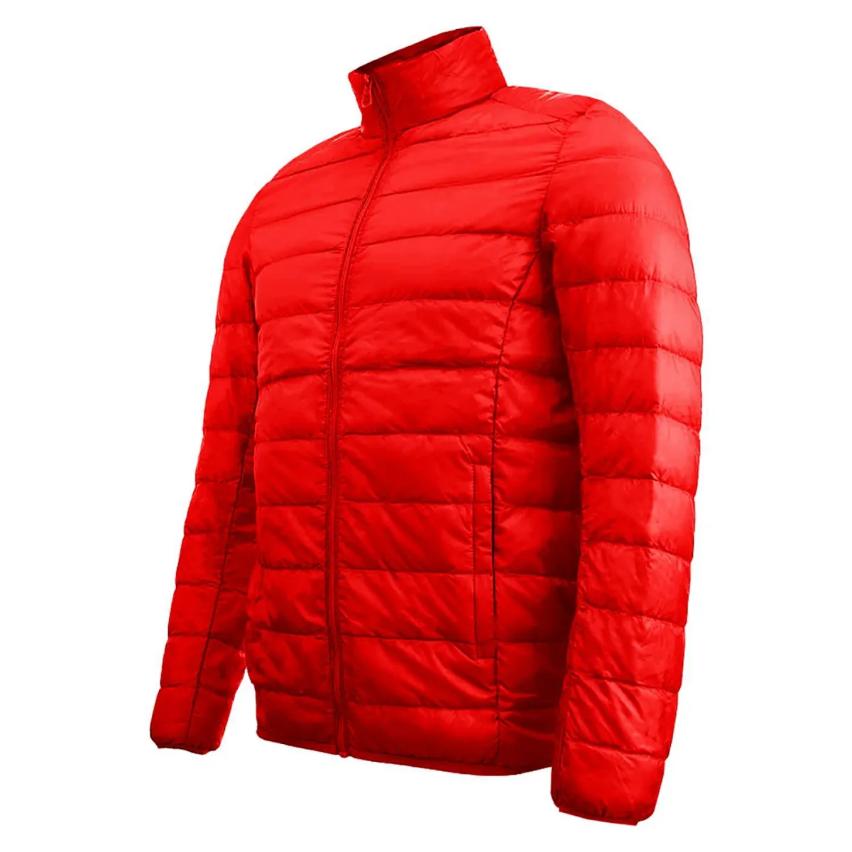 ANDESLAND OUTDOOR APPAREL - Parka Pluma Ripstop Cross Rojo Hombre