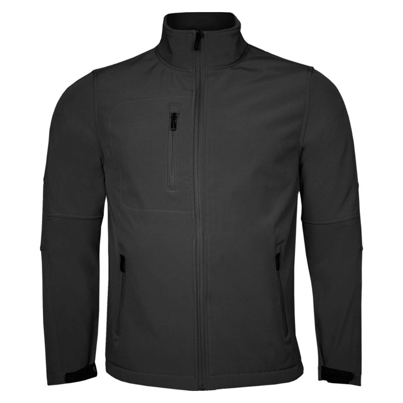 ANDESLAND OUTDOOR APPAREL - Chaqueta Softshell Negra Hombre