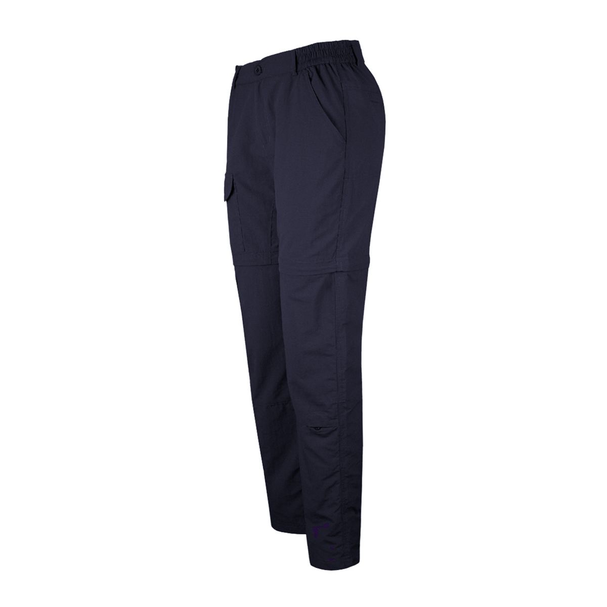 ANDESLAND OUTDOOR APPAREL - Pantalón Trekking Desmontable Ripstop UPF50 Fénec Azul Oscuro Mujer