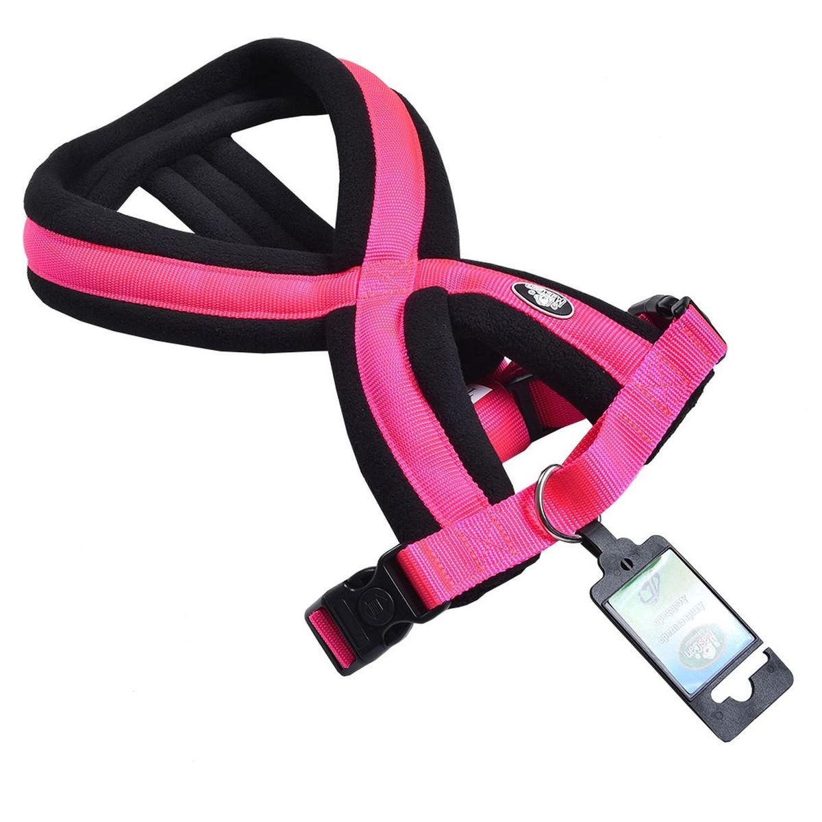 MASCAN - Arnés Cruzado Acolchado Xs Fucsia Perros Mascan