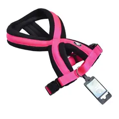 MASCAN - Arnés Cruzado Acolchado Xs Fucsia Perros
