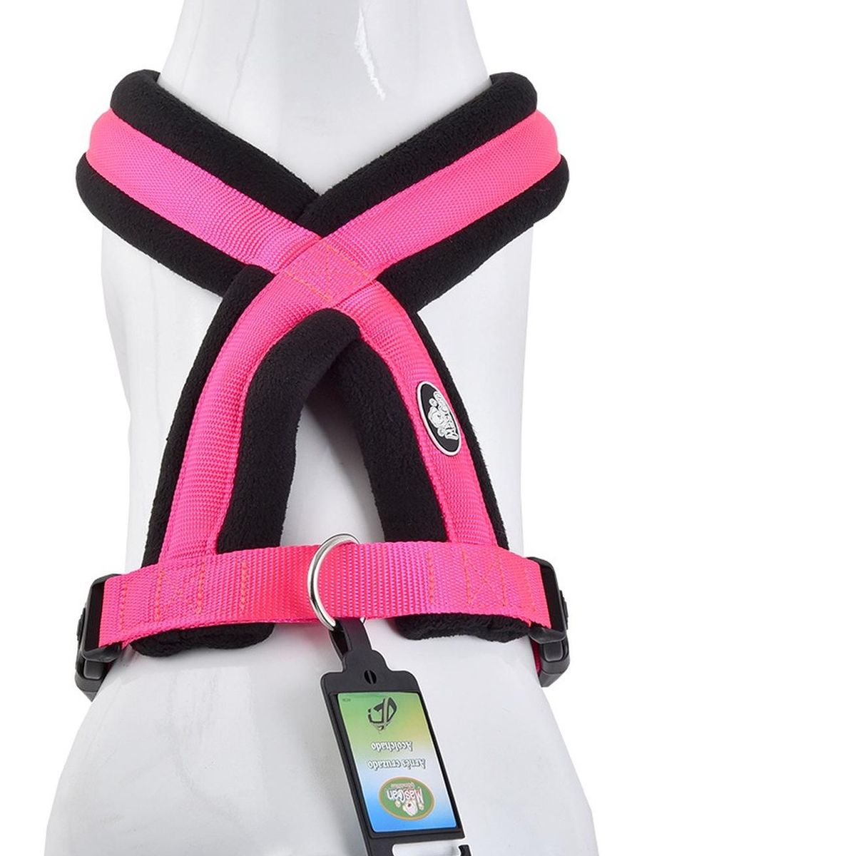 MASCAN - Arnés Cruzado Acolchado Xs Fucsia Perros Mascan