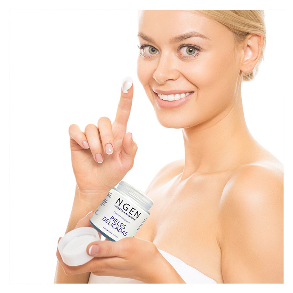 COSMETICA NATURAL NGEN - Crema Antirojeces Natural - Calmante e Hidratante 120 ml