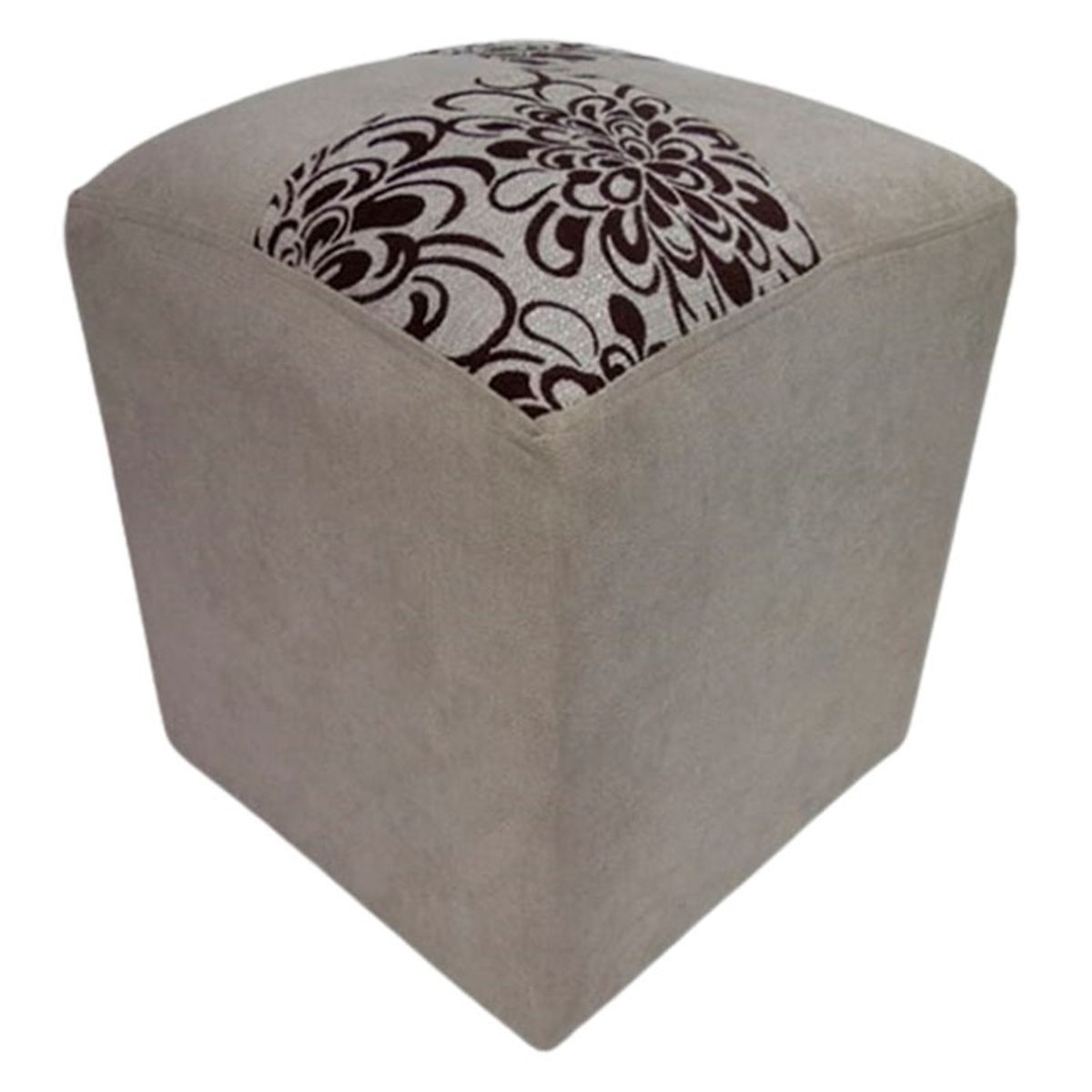 MUEBLERIA LATINA - POUF LINO COMPOSE BLANCO