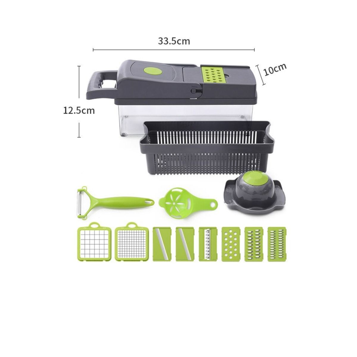 GENERICO - Cortador de verduras multifuncional 14 en 1