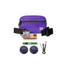 OZETA - Banano Chestbag Purpura con Clave Anti Olor Carbon Activado