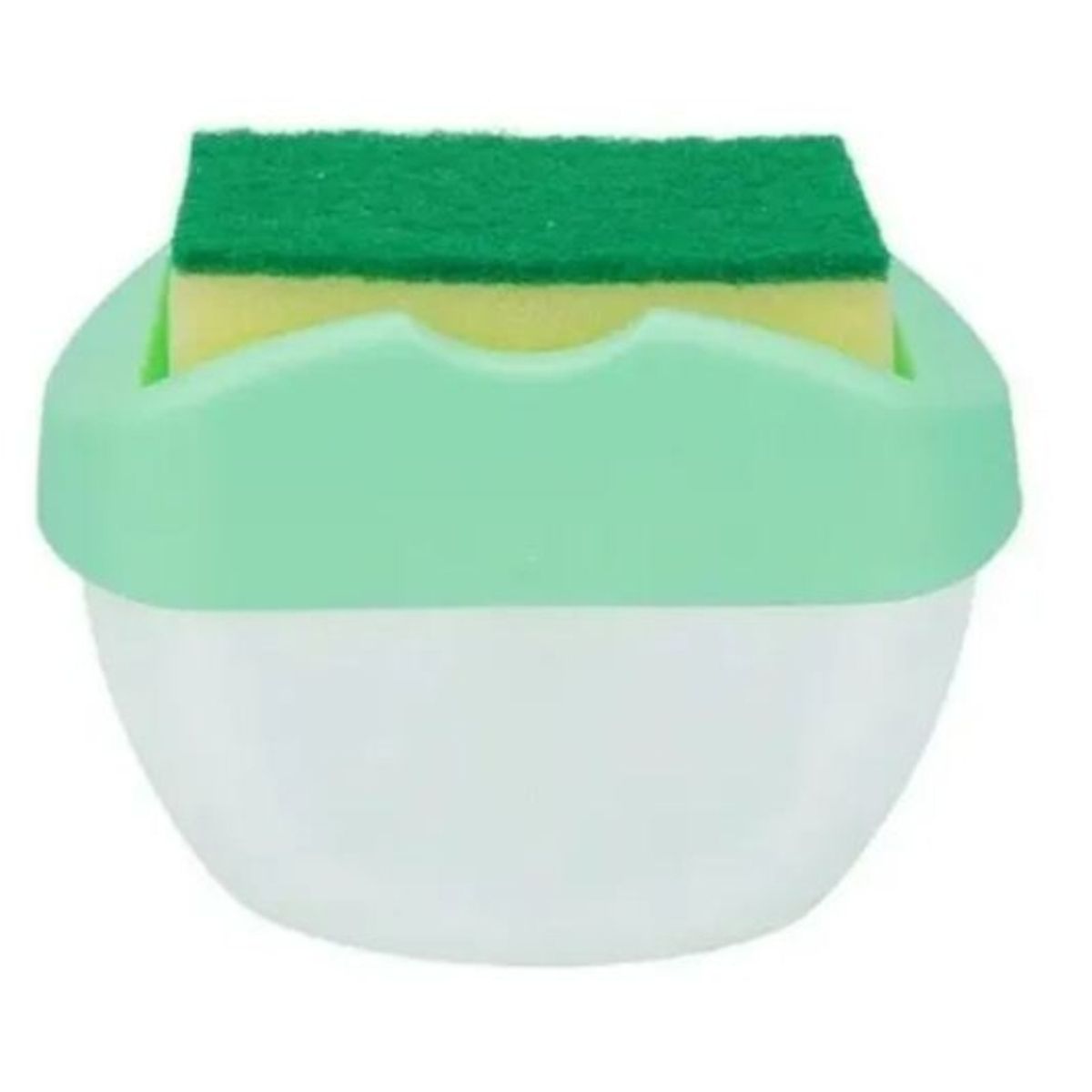 OEM - Dispensador De Jabón Para Loza con Esponja - VERDE