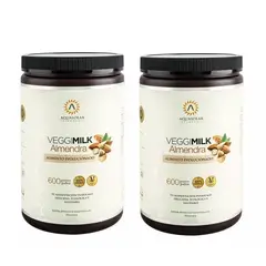 AQUASOLAR - Leche de Almendras Veggimilk 2x600 Grs para 30 Litros