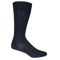HUSH PUPPIES - Calcetín Hombre Co Nontight Broadrib Azul