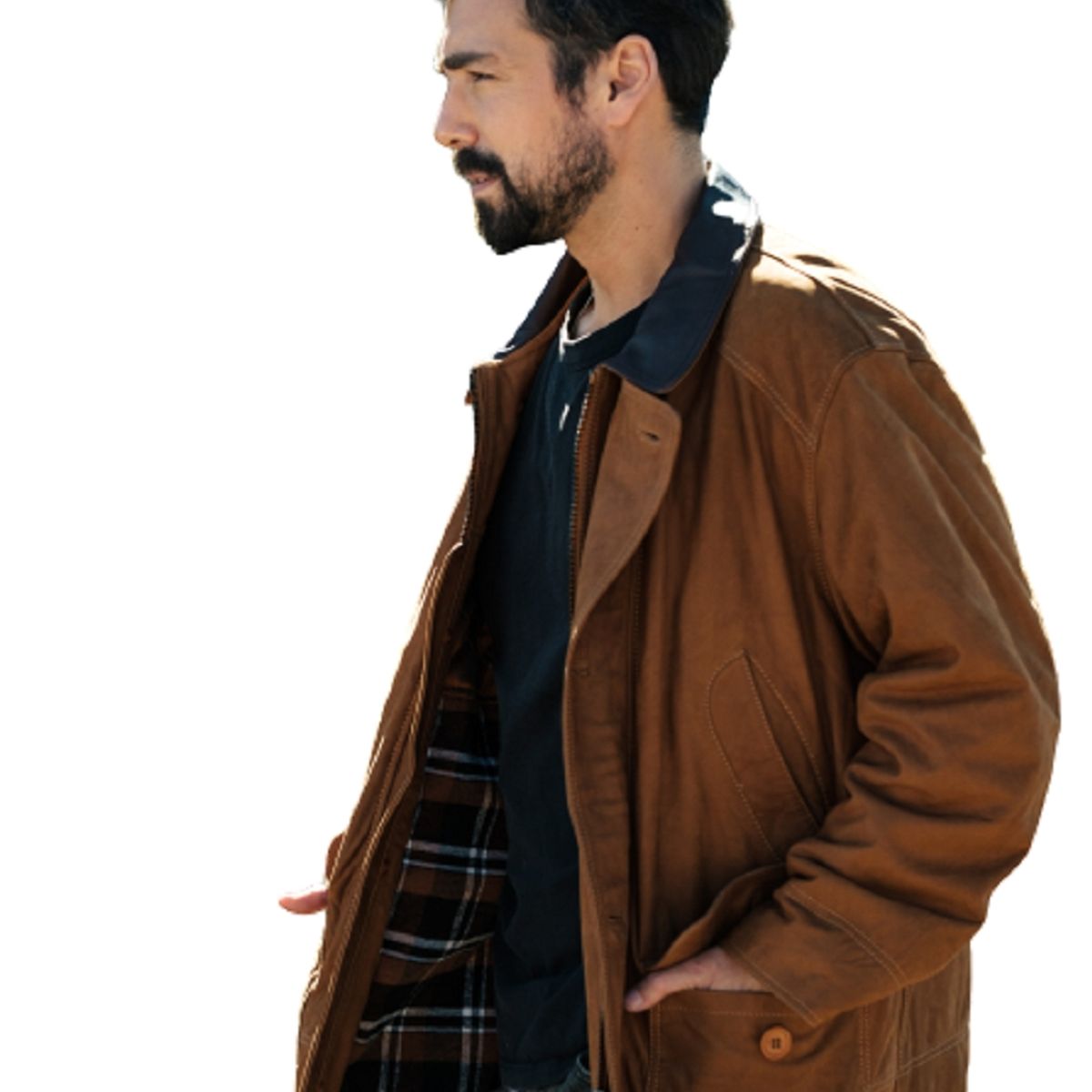 BOR - Chaqueta Cazadora Cuero Fresno