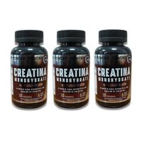 Creatina Monohidratada 180 Capsulas 3x60 Caps