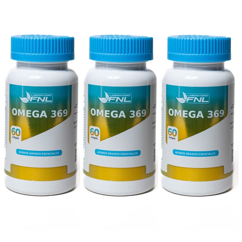FNL - Triple Omega 369 Fnl 3 Frascos 180 Capsulas 3x60