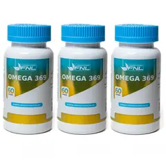 FNL - Triple Omega 369 3 Frascos 180 Capsulas 3x60