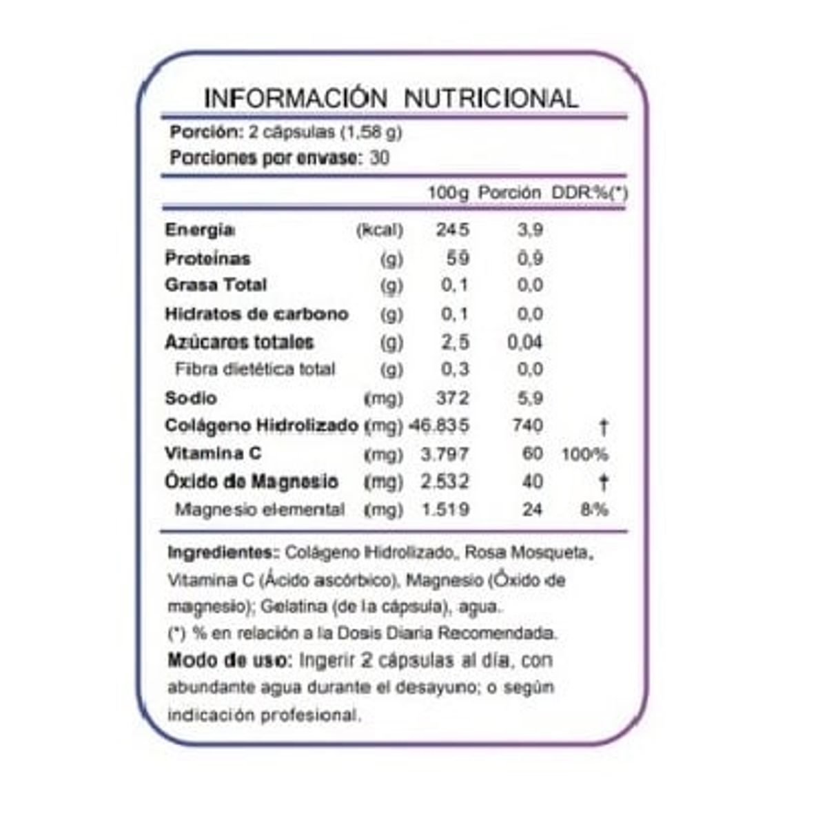 FNL - ARTRIFORT : Magnesio + Colageno + Rosa  Mosqueta + Vit C Fnl 3x60 Caps