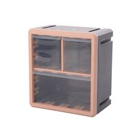 Caja Organizadora Dormitorio Juguetes Botiquín 2112 Gris.