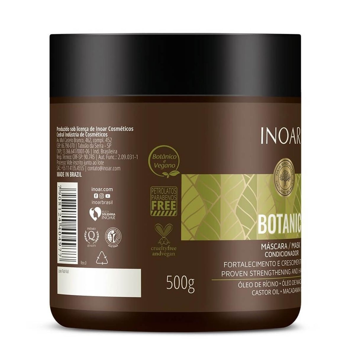 MALCREADO35961 - MÁSCARA BOTANIC  500 GR INOAR