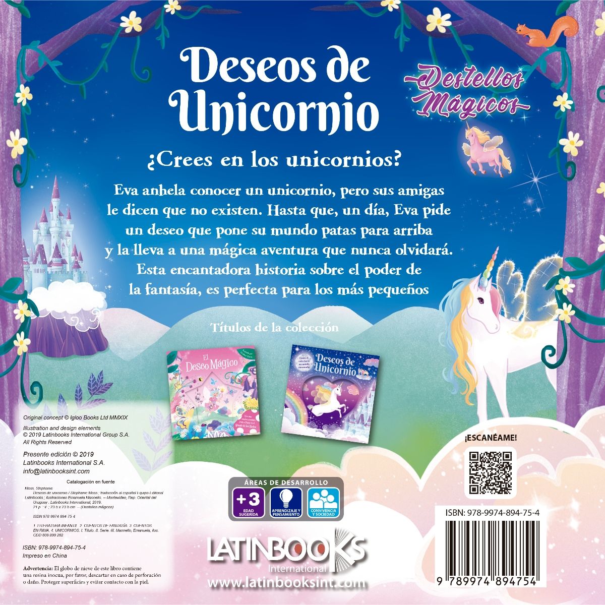 LATINBOOKS - Destellos Magicos Deseos De Unicornio