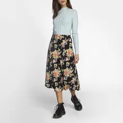 RVCA - Falda Mujer Stardust Skirt Negro
