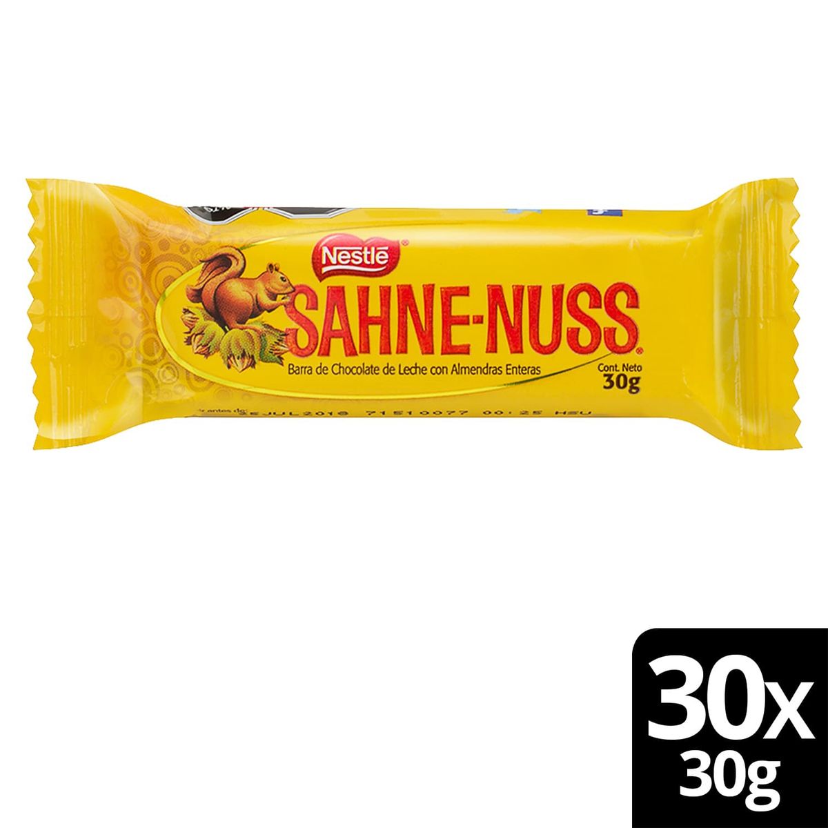 NESTLE - Chocolate Sahne Nuss® Barra Caja 30x30g