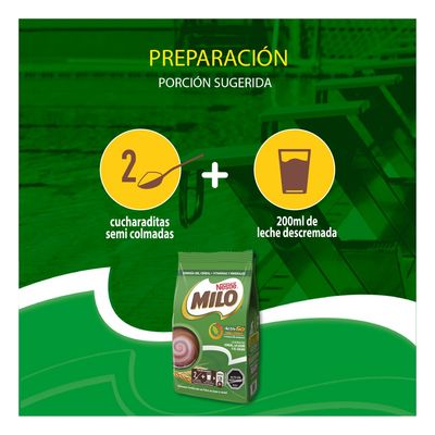 Imagen 2 del producto Saborizante Para Leche Milo® Activ-go® 1000g X2 Bolsas