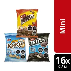 NESTLE - Galletas Nestlé® Mckay® Mini Morocha, Triton & Kuky Pack X48