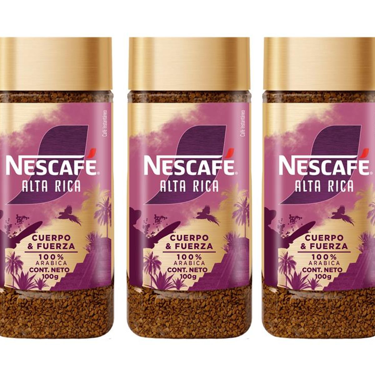 NESCAFE - Café Nescafé® Fina Selección Alta Rica Frasco 100g Pack X3