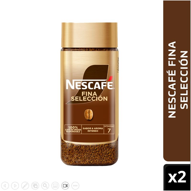 NESCAFE - Café Nescafé® Fina Selección Frasco 200g Pack X2