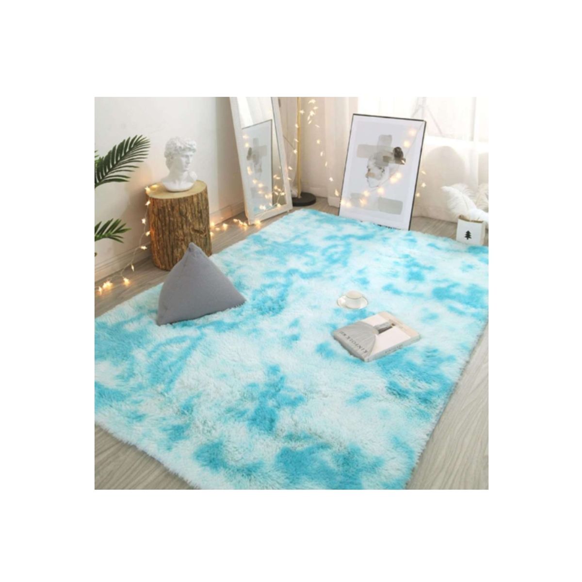 GENERICO - Alfombra Peluda180×200cm Super Suave Liviano Varios Colores