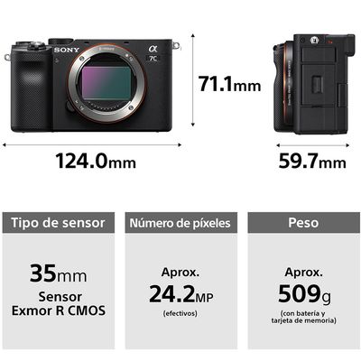 Imagen 2 del producto Cámara Compacta Full-frame Alpha 7c