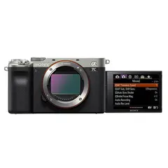 SONY - Cámara Compacta Full-frame Alpha 7c Blanco