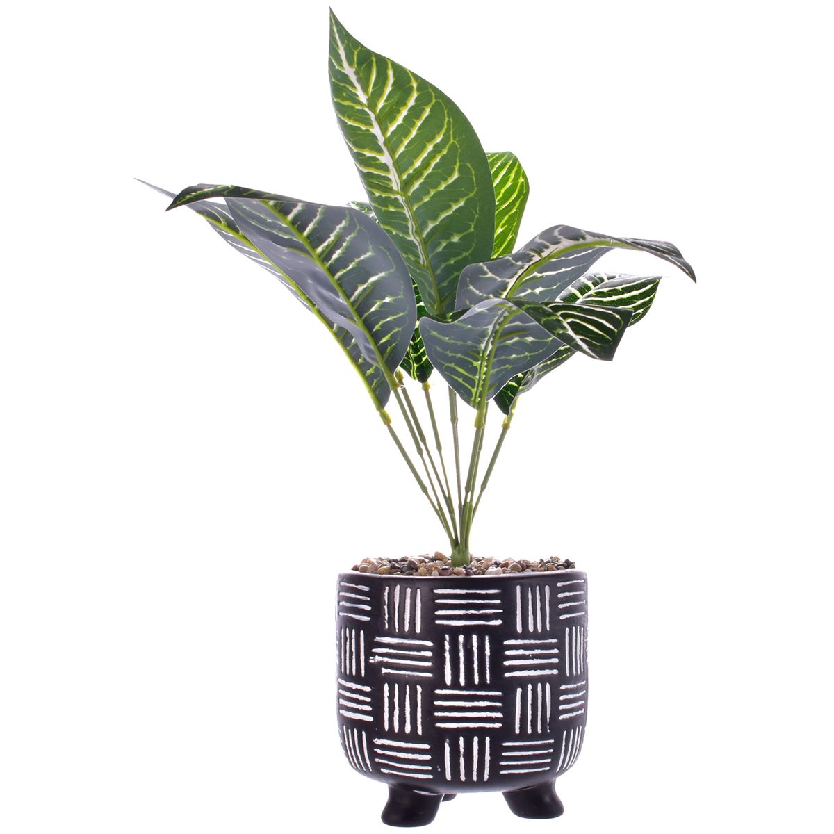 MALLORCA - Planta Artificial Dieffenbachia Maceta Kenya